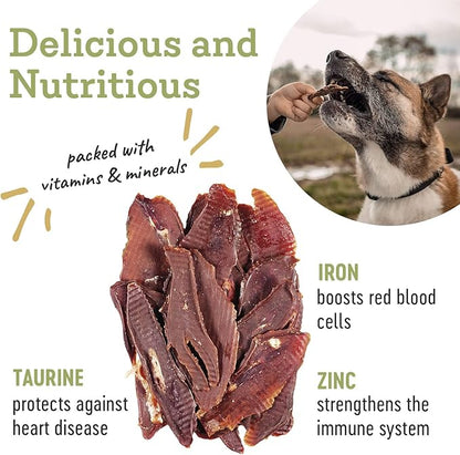 Farm Hounds Pork Kidney Jerky Treats for Dogs, Premium Dried Dog Treats, High Protein Training Treat for Small & Large Dogs, Natural & Healthy Dog Treats, Made in USA, Pork Kidney 4oz