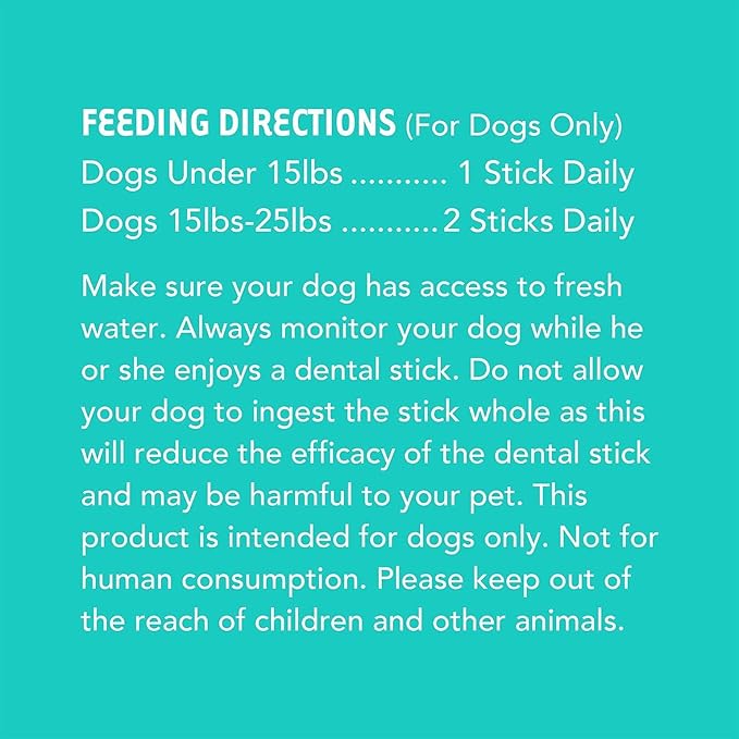 iHeartDogs Brushy Sticks - Dental Treats for Dogs Removes Plaque and Tartar Buildup - Grain-Free Dog Teeth Cleaning Chews Made with Chicken - 30 Mini Sticks