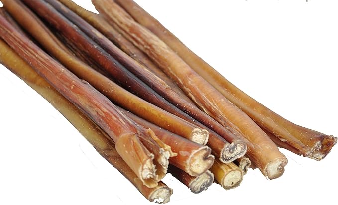 Downtown Pet Supply - Bully Sticks for Dogs - Dog Dental Treats & Rawhide-Free Dog Chews - Dog Treats with Protein, Vitamins & Minerals- Natural Beef Sticks - 6 in - 1 lb