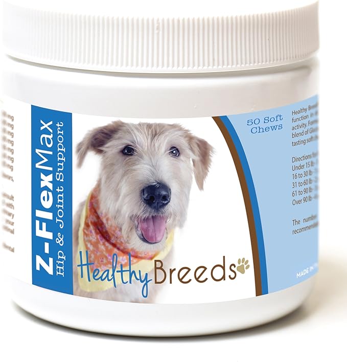Healthy Breeds Glen of Imaal Terrier Z-Flex Max Hip and Joint Soft Chews 50 Count