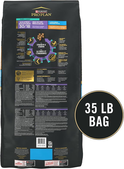 Purina Pro Plan Puppy Large Breed Sport Development 30/18 High Protein Puppy Food - 35 lb. Bag