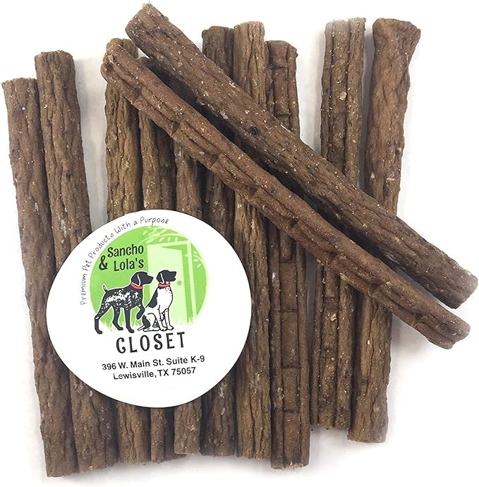 Savory Soft Elk Jerky Treats for Dogs with Allergies Limited Ingredients 12-Count, Gluten-Free by Sancho & Lola's