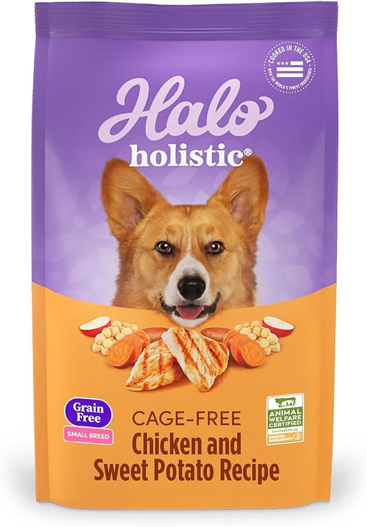 Halo® Holistic Small Breed Grain Free Cage-free Chicken & Sweet Potato Recipe 10 lb bag