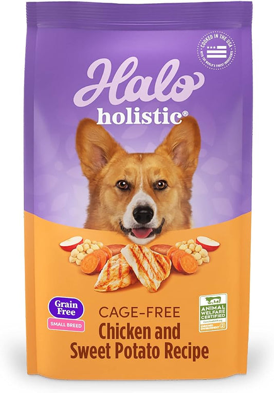 Halo Holistic Small Breed Grain Free Cage-free Chicken & Sweet Potato Recipe 3.5 lb