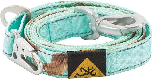Browning Classic Camo Dog Leash, Realtree Xtra Seaglass, 6ft X 1in, Teal