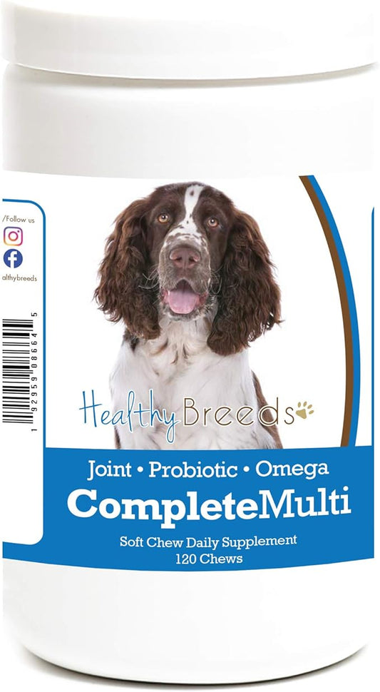 Healthy Breeds English Springer Spaniel All in One Multivitamin Soft Chew 120 Count