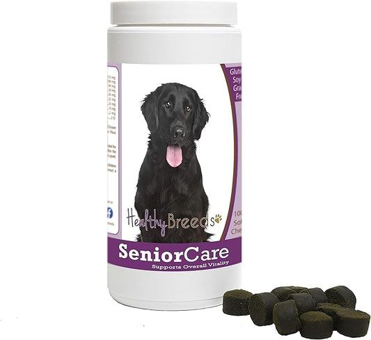 Healthy Breeds Flat Coated Retriever Senior Dog Care Soft Chews 100 Count