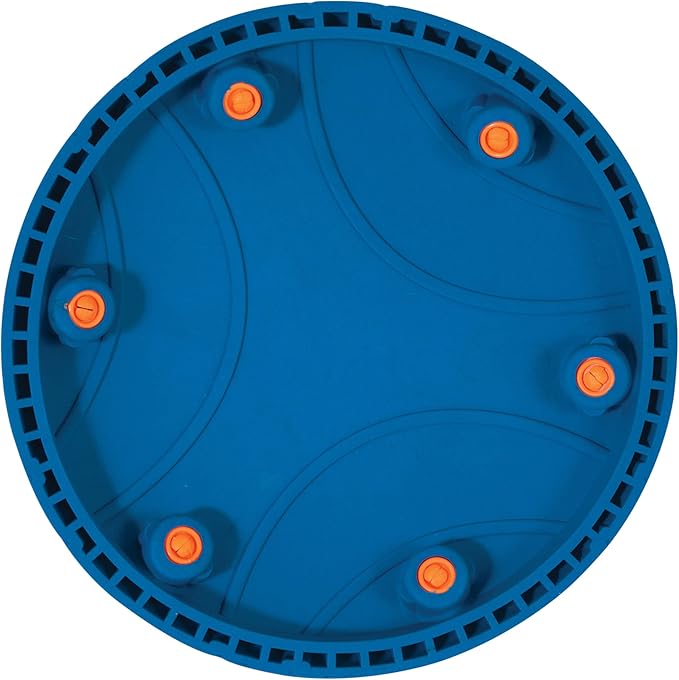 Chuckit Whistle Flight Outdoor Dog Toy, Orange and Blue