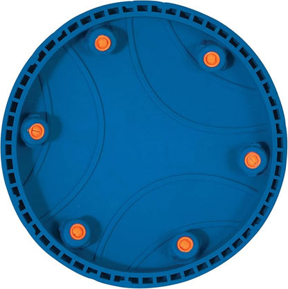 Chuckit Whistle Flight Outdoor Dog Toy, Orange and Blue