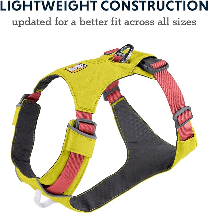 Ruffwear, Hi & Light, Everyday Lightweight Dog Harness, Trail Running, Walking, Hiking, All-Day Wear, Lichen Green, Large/X-Large