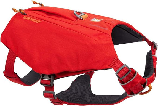 Ruffwear, Switchbak Dog Harness, Pack & Harness Hybrid for Day Trips & Everyday Use, Red Sumac, Large/X-Large