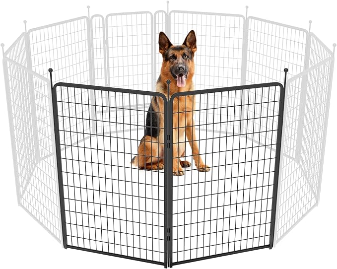 FXW Rollick Dog Playpen for Yard, RV Camping│Patented, 50 inch 2 Panels