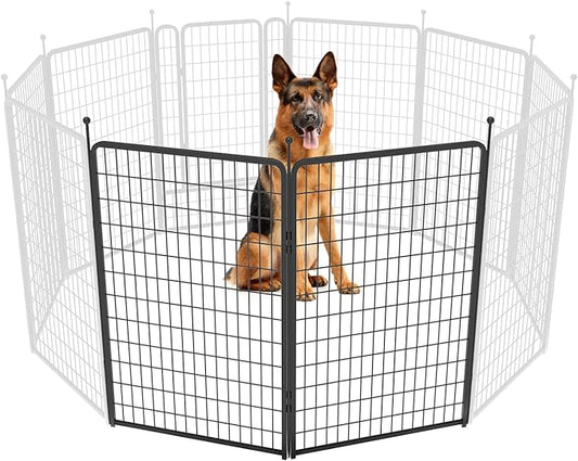 FXW Rollick Dog Playpen for Yard, RV Camping│Patented, 50 inch 2 Panels