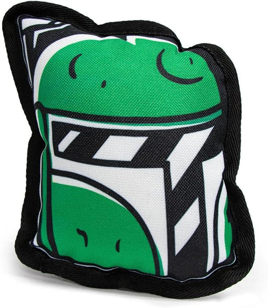 Buckle-Down Dog Toy, Star Wars, Ballistic Squeaker Boba Fett Head 5.0" x 6.0"