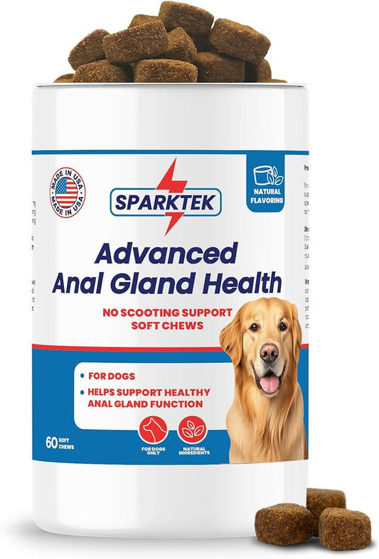 Digestive Probiotic for Gut and Sac Gland Health for Dog Bowel Movement Relief Soft Fiber Chews developed to support The digestive system and Sac gland function for normal bowel movement