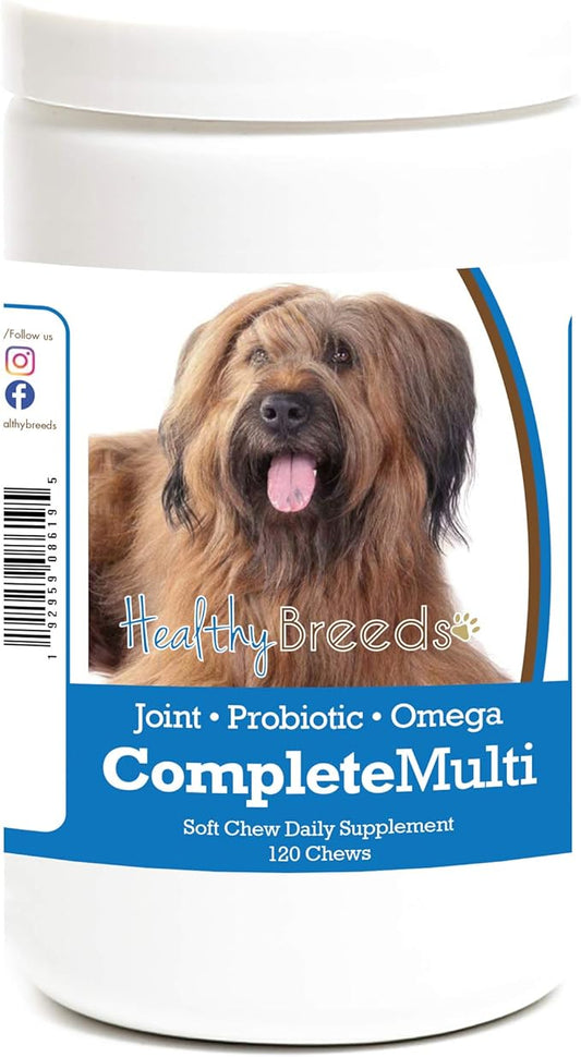 Healthy Breeds Briard All in One Multivitamin Soft Chew 120 Count