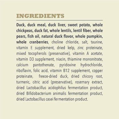ACANA Singles Limited Ingredient Dry Dog Food, Duck & Pear Recipe, Single Protein Source Dog Food Kibble, 4.5lb