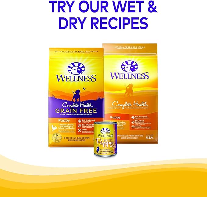 Wellness Natural Pet Food Grain Free Puppy Training Treats, 2 Pack