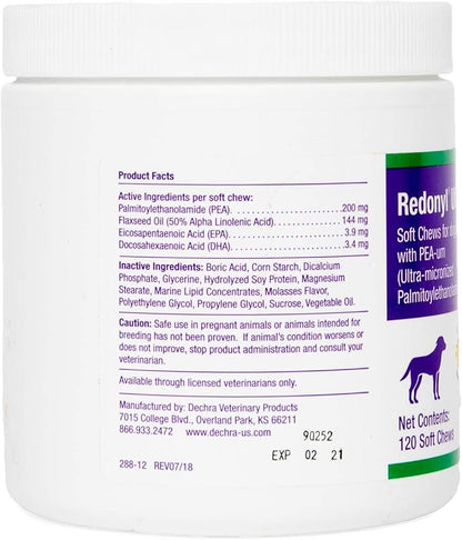 Dechra Redonyl Ultra Soft Chews for Dogs (200mg), 120 Soft Chews