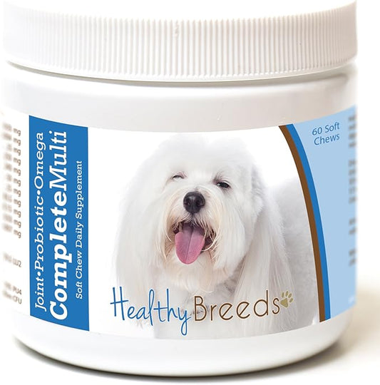 Healthy Breeds Coton de Tulear All in One Multivitamin Soft Chew 60 Count