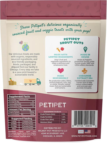 Turmeric + Curcumin - Natural, Human-Grade Allergy Relief Chews, Hip and Joint Supplement, and Anti-Inflammatory for Dogs