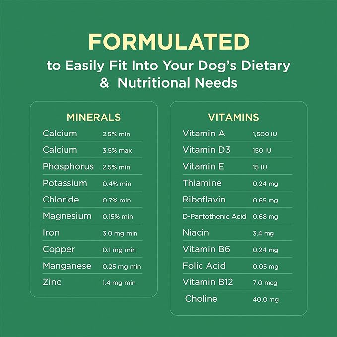 Pet-Tabs Plus Multivitamin and Mineral Supplement for Dogs with Special Nutritional Needs, Chewable Tablet, 180 Count Bottle