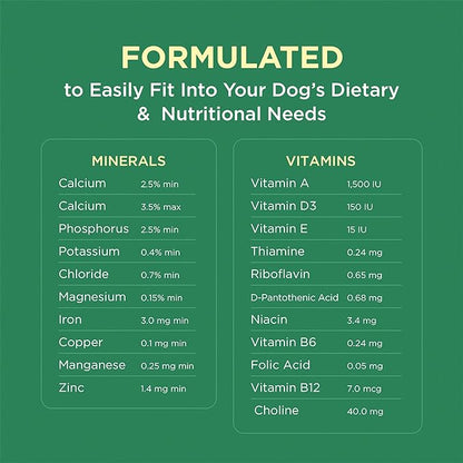 Pet-Tabs Plus Multivitamin and Mineral Supplement for Dogs with Special Nutritional Needs, Chewable Tablet, 180 Count Bottle