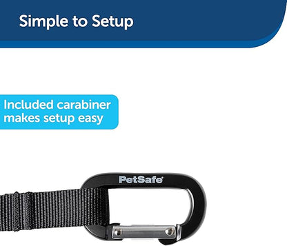 PetSafe Happy Ride Seat Belt Tether for Dogs, Adjustable Strap Keeps Pets Secure in Car
