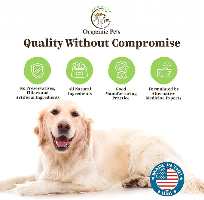 Ultimate Dog PROBIOTIC Chews - Boosts Gut Health and Eases Allergies with PROBIOTICS, POSTBIOTICS, PREBIOTICS (FOS) Inulin - Colostrum - Glutamine - Mushrooms -Pumpkin-QUERCETIN and a SUPERFOOD Blend