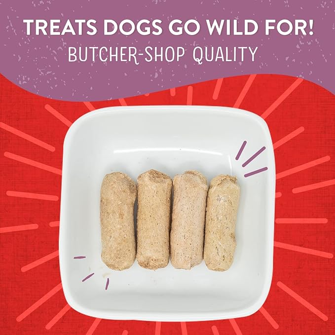 Stella & Chewy's Freeze-Dried Raw Wild Weenies Dog Treats – All-Natural, Protein Rich, Grain Free Dog & Puppy Treat – Great for Training & Rewarding – Game Bird Recipe – 3.25 oz Bag