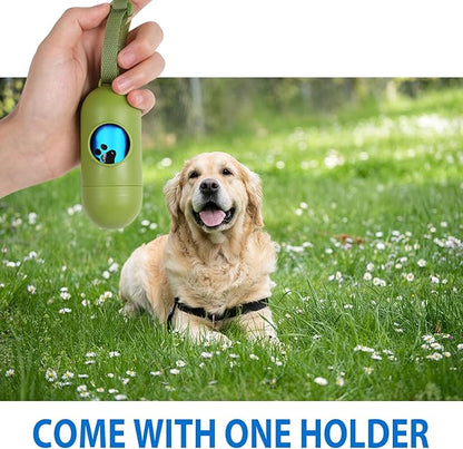 Dog Poop Bag Rolls - 540 Count Dog Waste Bags with Dispenser, Extra Thick Strong Leak proof Poop Bags for Dogs Doggy | Scented Blue