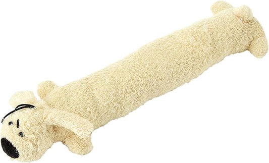 Loofa Dog 12" Plush Dog Toy, Colors May Vary