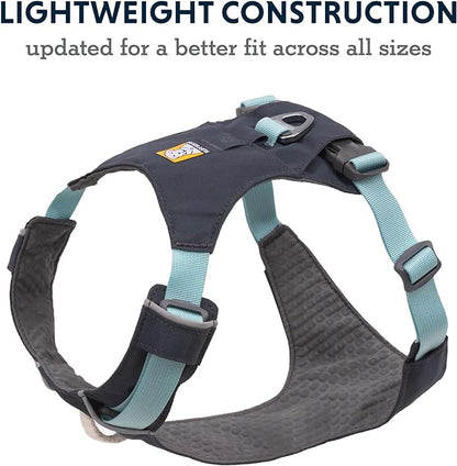 Ruffwear, Hi & Light, Everyday Lightweight Dog Harness, Trail Running, Walking, Hiking, All-Day Wear, Basalt Gray, Medium