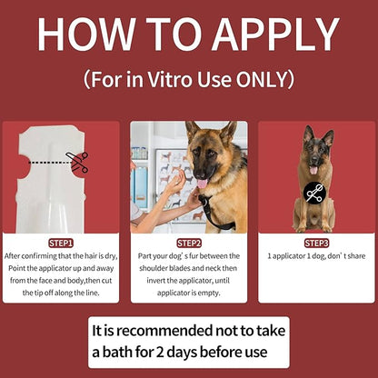 Flea and Tick Prevention for Dogs, X-Large Dog Flea & Tick Control with Fipronil, Long-Lasting & Fast-Acting Topical Flea & Tick Treatment Drops for Extra Large Dogs, 89 to 132 lbs, 3 Doses