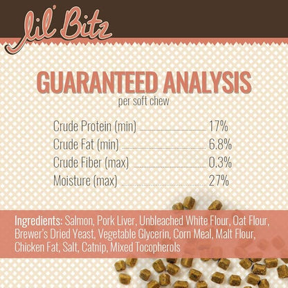 Lil' Bitz training Treats for Cats (1 Pack, All Cat Sizes - Salmon & Liver)