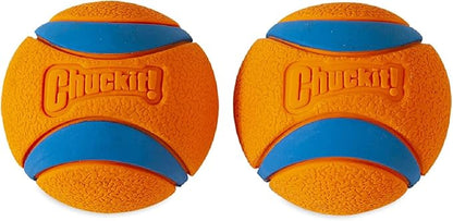 Chuckit! Amphibious Fetch Balls (Set of 3) Ultra Ball Dog Toy, Medium (2.5 Inch Diameter) Pack of 2