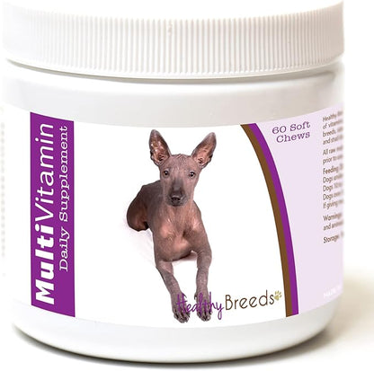Healthy Breeds Xoloitzcuintli Multi-Vitamin Soft Chews 60 Count