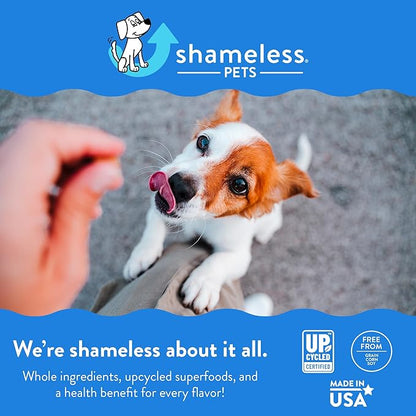 Shameless Pets Jerky Dog Treats, Variety 3-Pack - Healthy Chews with Chicken, Beef & Duck for Dogs - Dog Treats with Real Ingredients - Free from Grain, Corn & Soy