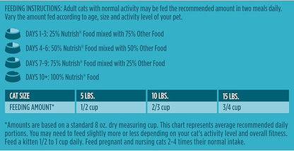 Rachael Ray Nutrish Premium Natural Dry Cat Food with Added Vitamins, Minerals & Other Nutrients, Real Salmon & Brown Rice Recipe, 14 Pound Bag