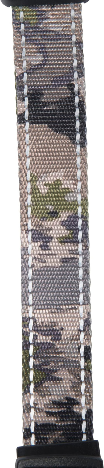 Browning Classic Preformance Webbing Pet Collar, Fully Adjustable, Available in Solid Colors and Camo Patterns, Ovix Camo, Medium