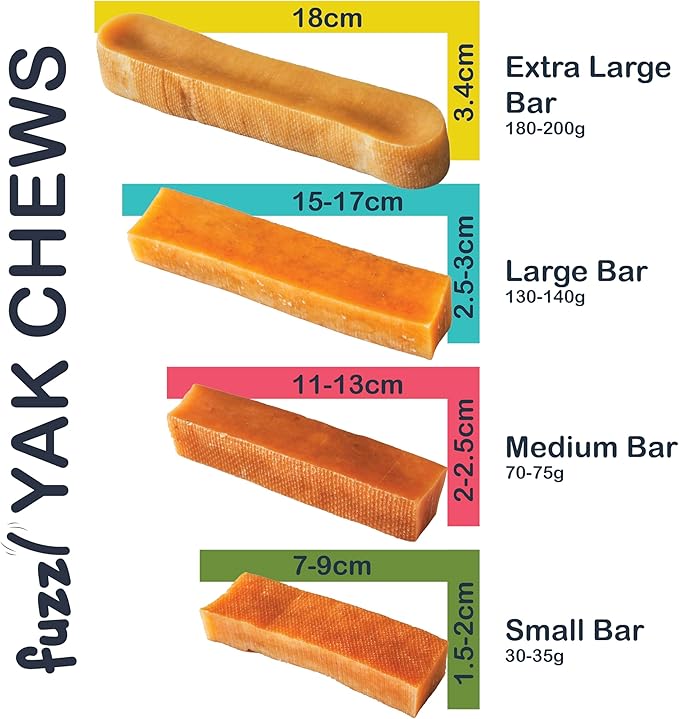 Premium Yak Cheese Himalayan Dog Chews - 6 Bars Small Natural Dog Treats Milkbone Yak Chews No Hide Dog Food Long Lasting Dog Dental Sticks Milk Chews Cheese Stick