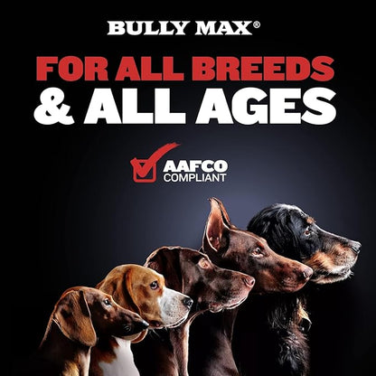 Bully Max 2-in-1 Muscle Builder Chewable Tablets for Puppies & Adult Dogs - Ultimate Canine Dog Supplement for Muscle Gain - 60 Tabs