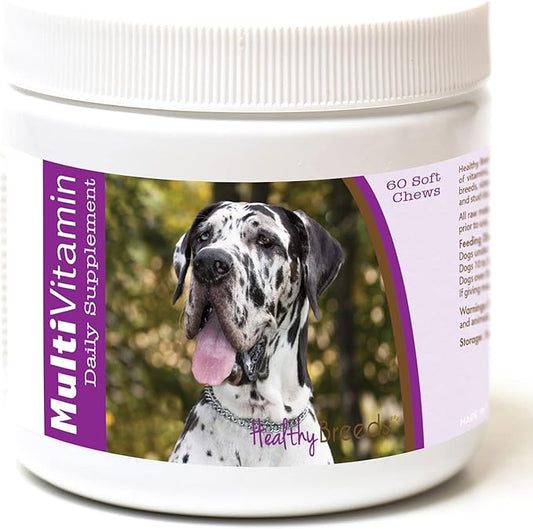 Healthy Breeds Great Dane Multi-Vitamin Soft Chews 60 Count