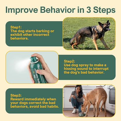 Dog Corrector Spray for Dogs, 130ml. Dog Corrector Dog Trainer. Stops Barking, Jumping Up, Place Avoidance, Food Stealing, Dog Fights, Attack, Unwanted Behavior. Easy to Use. Safe, Humane, Effective.