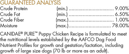 Canidae PURE Limited Ingredient Premium Puppy Wet Dog Food, Chicken Recipe, 13 Ounce (Pack of 12), Grain Free