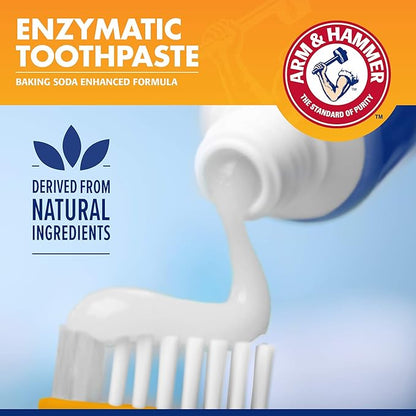Arm & Hammer for Pets Tartar Control Enzymatic Toothpaste for Dogs Reduces Plaque & Tartar Buildup Safe for Puppies Beef Flavor, 2.5 Ounces Dog Toothpaste (Pack of 72)