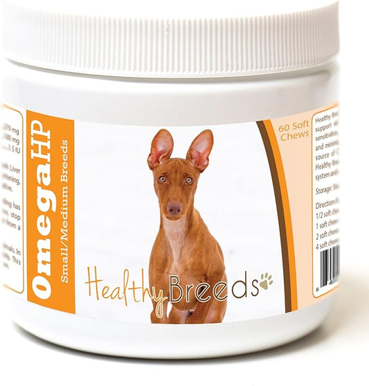 Healthy Breeds Cirnechi dell'Etna Omega HP Fatty Acid Skin and Coat Support Soft Chews 60 Count