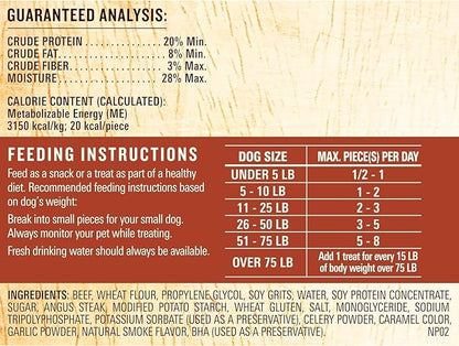 Milo's Kitchen Homestyle Dog Treats, Steak Grillers, 10 Ounce, High Protein, No Artifical Flavors