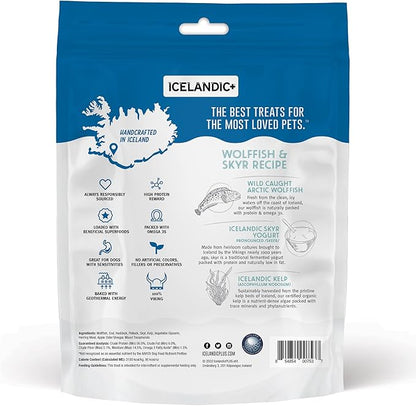 Icelandic+ Chewy Jerky Bars Wolffish, Skyr, & Kelp Dog Treat 2.5-oz Bag