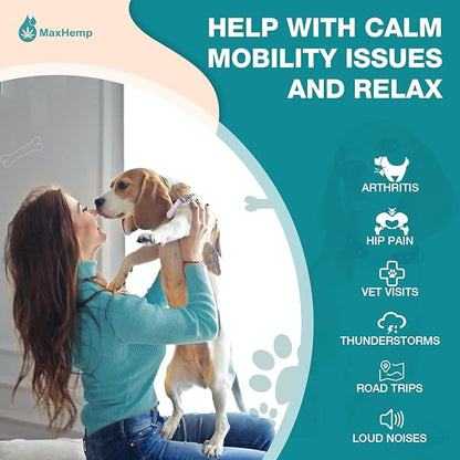 Pet Hemp Oil for Dogs Cats (2 Pack) Joint Pain Support Anxiety Stress Cough Inflammation Relief Skin Arthritis Care Supplement Dog Cat Hemp Drops Tincture (Flavorless)
